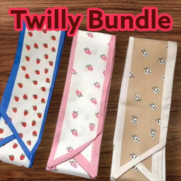 4 Twillies, Random or Color Theme of Your Choice! Twilly Bundle - Picture 5 of 9